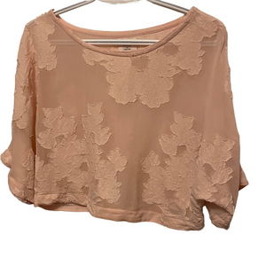 Wilfred Soft Pink Floral Blouse Size XS